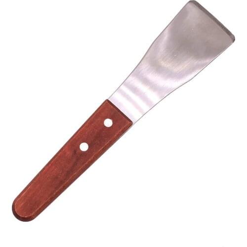 Small Spatula Stainless Steel Wood Handle Bee Farming Equipment 1 Pcs Blade Beekeeping Tools Essential Strong Durable