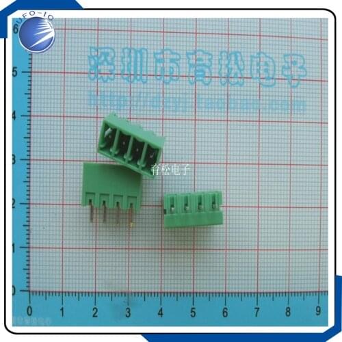 10PCS/LOT Straight pin socket KF2EDG3.81 4P connector spacing 3.81MM 300V8A 10