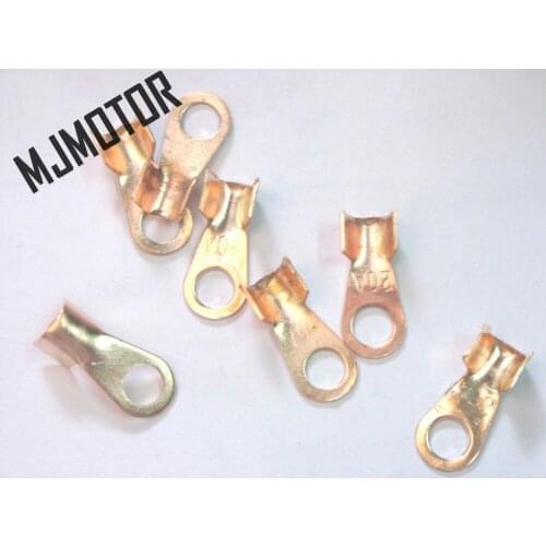 100pcs/lot) 12V 20A Motorcycle Battery Copper Connections Metal Pieces For Scooter Motorcycle ATV Moped Battery Spare Part