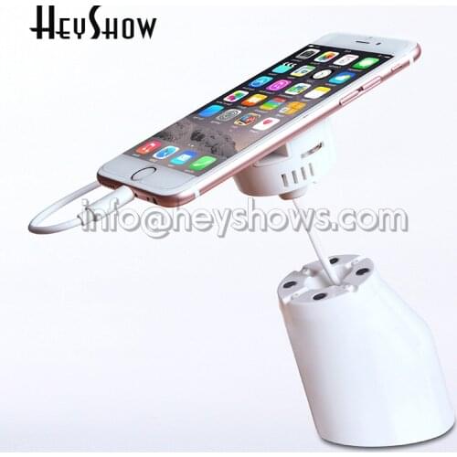10x Mobile Phone Security Display Stand Iphone Anti Theft Alarm System Smartphone Pull Recoiler With Claw For Retail Shop