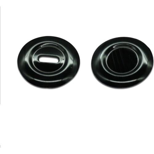 2pcs Car Interior Roof AC Air Outlet Cover Sticker Mouldings Trim for MINI COOPER F55 Hardtop F56 Hatchback 2015 2016 2017 2018