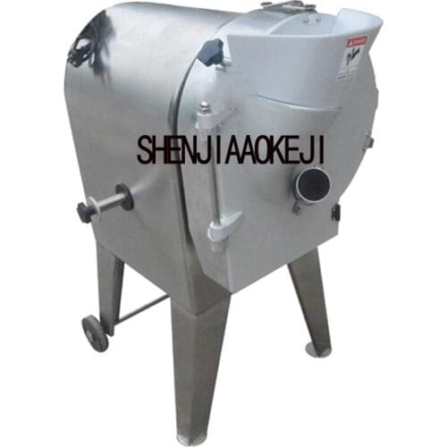 200-1000kg/H Vertical stainless steel shred slicing machine TJ-312A commercial carrot horseshoe dicing cutting machine 220V 750W