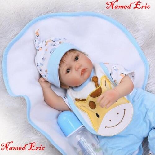 40cm Silicone Reborn Baby Doll Toys Lifelike Handmade Alive real Baby Dolls boy Girls doll Birthday gift bebe reborn bonecas