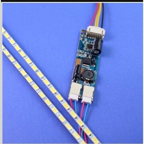 Free Shipping!!!10PCS New 17" 355MM*4MM 2835 Adjustable Brightness LED Backlight Strip Kit,Update LCD CCFL Monitor to LED Screen