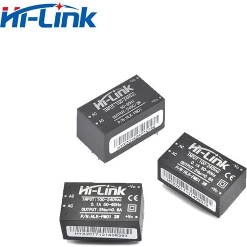 Free Shipping 20pcs/Lot HLK-PM01 220V 5V 3W Isolated AC to DC Converter Step-Down Power Supply Module