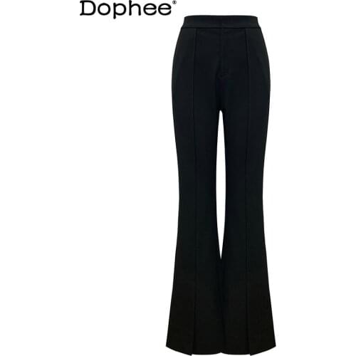 Dophee Women's Flared Trousers