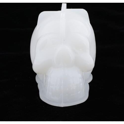 Food Grade DIY Silicone Mold Skull Shape Candle Soap Mould Accessories 10x6.8x8cm
