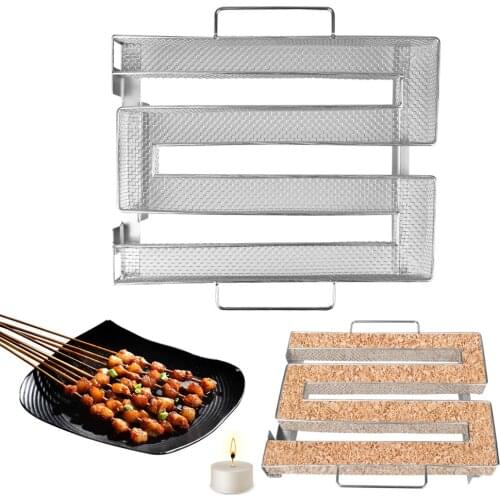Cold Smoke Generator BBQ Accessories Steel Barbecue Grill Cooking Tool Smoker Salmon Bacon Fish Wood Chip Cold Smoking Box
