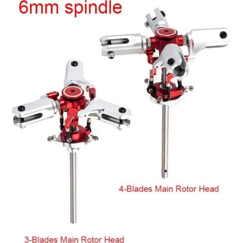 JCZK 3 /4 Blades Metal Main Rotor Head for Schweizer 300C Align Trex 470 / ALZRC X360 GAUI X3 Helicopter