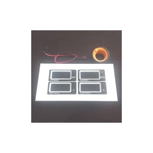 Measurement AC 80~260V 100A 22KW 9999kWh Voltage Current Power Meter Energy + Transformer 110-220VAC Digital Without USB Wire