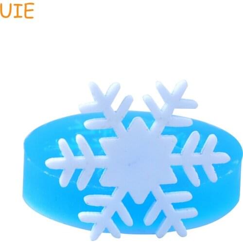 JYL106U Snowflake Silicone Mold - Fondant Cake Decorating Gum Paste Icing Nougat Tallow Plaster Soap Molds