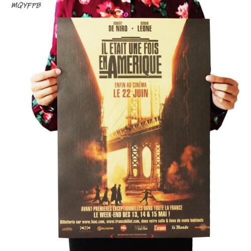 Movie Once Upon a Time in America Home Room Wall Decoration Painting 50.5x35cm