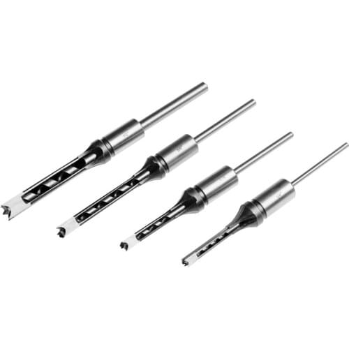 Square tenon machine woodworking square hole drill 6.4MM 9.5MM 12.7MM 7.9MM square tenon drill