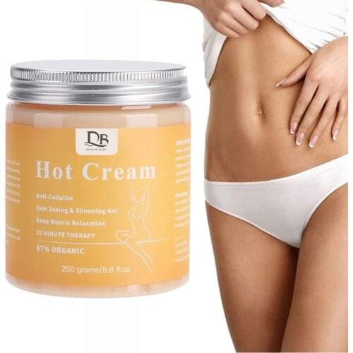 Hot Fat Burning Cream Anti-cellulite Full Body Slimming Weight Loss Massager Gel Skin Tightening Belly Abdominal Massage Tools