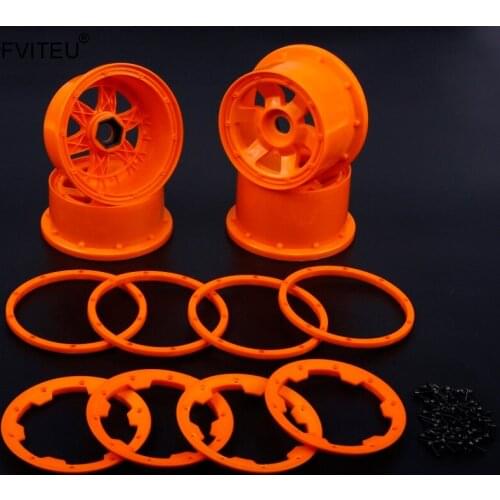 Nylon Wheel Hub and Wheel Rim kits For 1/5 HPI Baja 5B SS Rovan King Motor