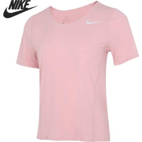 Original New Arrival NIKE AS W NK CITY SLEEK TOP SS Womens T-shirts short sleeve Sportswear