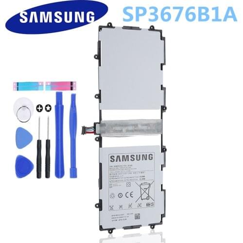 Original Battery SP3676B1A For Samsung Galaxy Note 10.1 GT-N8000 N8005 GT-N8010 N8013 N8020 P7500 GT-P7510 P5100 P5113 7000mAh