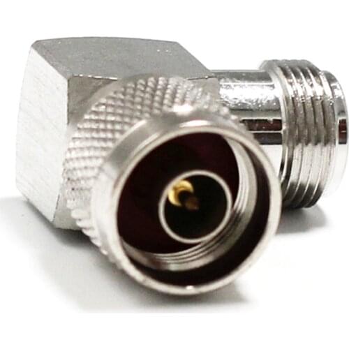 1pc N Male Plug to Female Jack RF Coax Adapter convertor Connector right angle 90-degree Nickelplated NEW wholesale