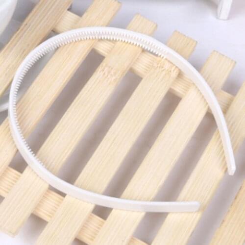 50pcs/lot 8MM Plastic headband hair bands Child Teenager Adult Teeth Headbands Flower Girls Headband Elastics Hair Accessories