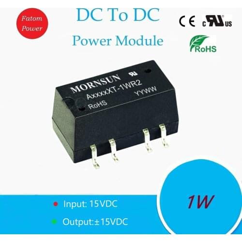 15VDC To ±15VDC 1W Converter Chip Isolated Voltage IC 1500V Short Circuit Protection Power Module SMD