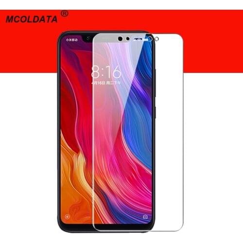 Mi8 Glass Clear For Xiaomi Mi 8 Screen Protector Mi 8 Tempered Glass Film For Xiaomi Mi8 Glass Film Scratch Proof HD Ultra thin