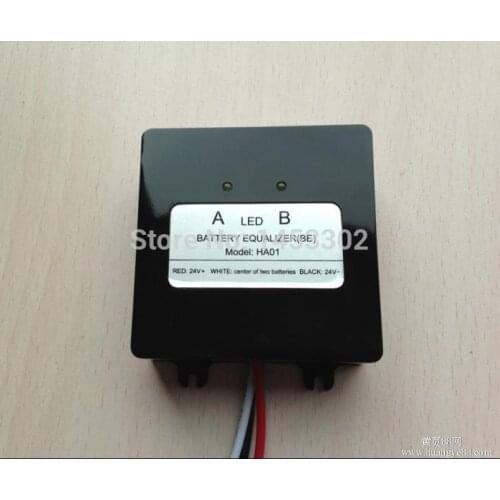 Battery voltage equalizer balancer for 12V lead acid battery connected in series for 24v 36v 48v battery bank
