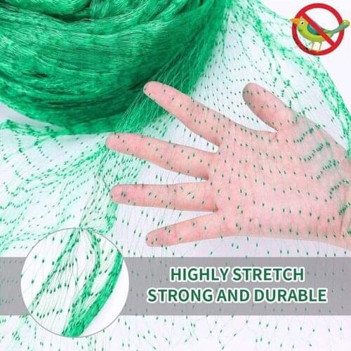 Reusable Anti Bird Net Plastic Pond Fruit Tree Vegetable Netting Protection Crops Protect Garden Mesh Pest Control Bird Trap