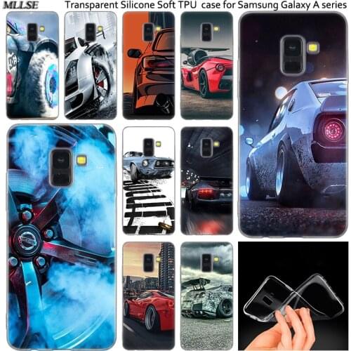 Sports Car Speed Yokohama drift Silicone Case For Samsung Galaxy A50 A30 A10 A40 A6 A8 Plus A9Star A5 A7 2018 2017 2016 Note 9 8