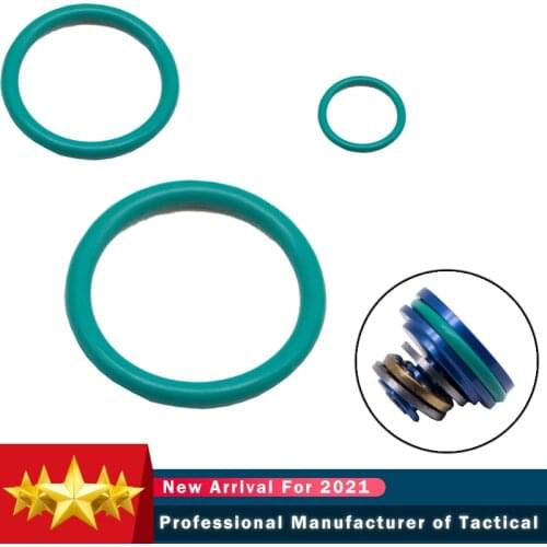 Piston Head O Ring Airtight for Gel Blaster Airsoft JM 8 M4A1/JM 9 M4A1/JM 10-ACR Air Cylinder Head Modification Upgrade Green