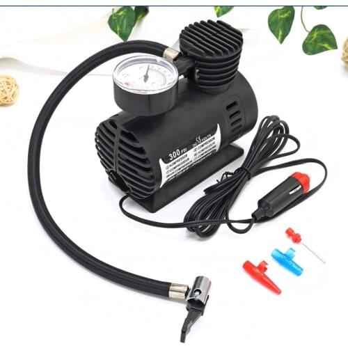 Mini Air Compressor Electric Pump ABS Automotive Durable Vehicle Air Pump 300 PSI Tire Inflator Pump DC 12V Car Parts