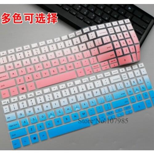 15 15.6 inch Silicone Laptop skin Protector For Dell Inspiron 15 5584 5586 Keyboard Cover notebook i5584-7063SLV 7590 7591