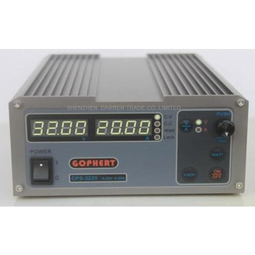 1 PC CPS-3220 Precision Compact Digital Adjustable DC Power Supply OVP/OCP/OTP Low Power 32V20A 220V 0.01V/0.01A