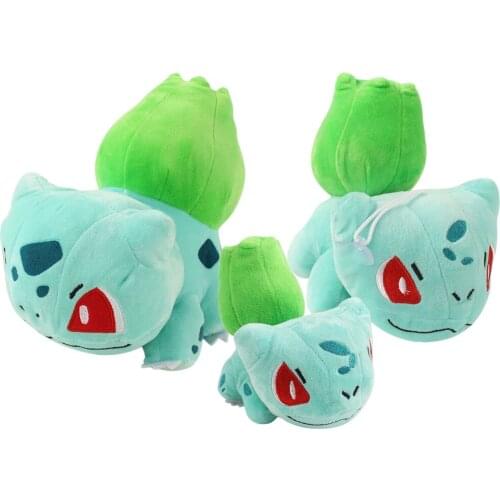 1pcs 12/16/20cm Pokemon Anime Bulbasaur Plush Toys Cute Cartoon Soft Stuffed Dolls for Children Kids Gifts