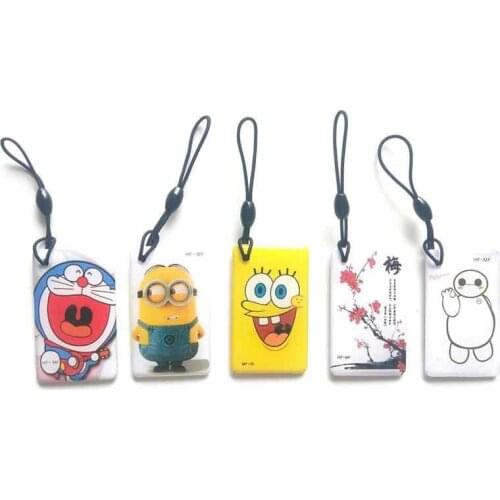 Dual Chip Frequency 125KHZ 13.56MHZ UID T5577 EM4305 Changeable Rewritable RFID Rewrite 0 Block Keychain AccessControl Card 1Pcs