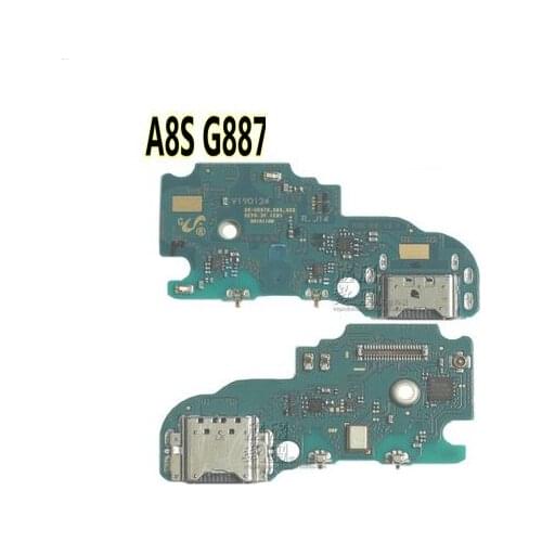 10pcs For Samsung Galaxy A8S G887 USB Charging Port Dock Connector Board Flex Cable Repair Parts