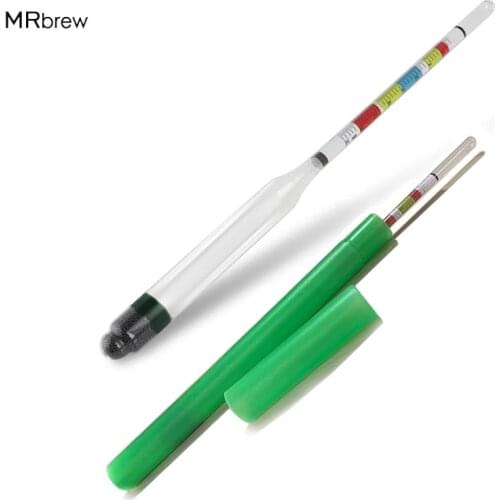 2Pcs/lot Hydrometer Tester,Triple Scale Hydrometer For Wine, Beer, Mead and Kombucha Specific Gravity ABV Tester Measuring Tools