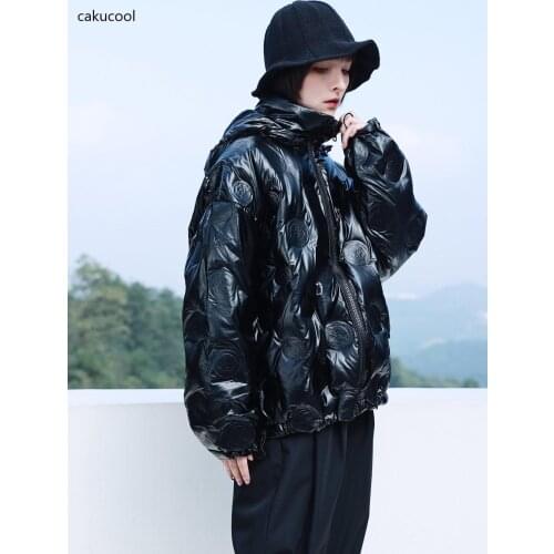 Cakucool Women's Black Down Jackets