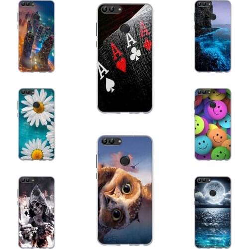 Cover For Huawei P smart 2017 Case Ultra Slim TPU Phone Bag For Huawei Enjoy 7S Silicone Stylish Bag For Enjoy 7S Bumper 5.65"