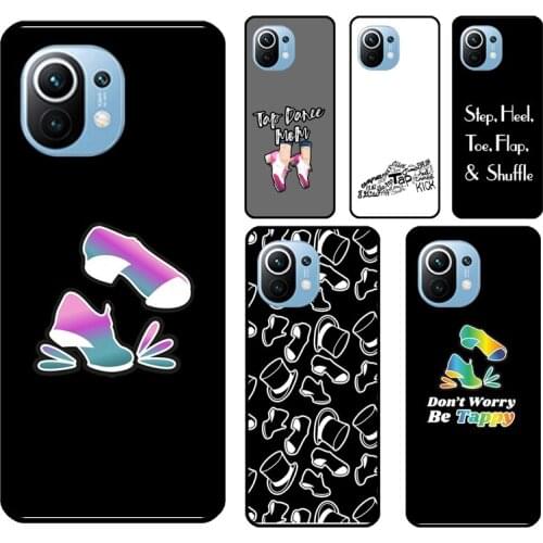 Tap Dance Shoe For Xiaomi Mi 11 Lite 9 10 10T Pro Mi 11 Ultra Phone Case For POCO F3 F2 M3 X3 Pro Cover