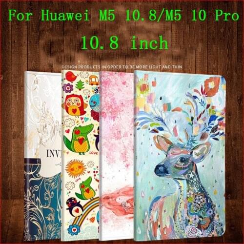 PU Leather Flip Tablet Case Cover For Huawei MediaPad M5 10 pro Protective Shell Coque MediaPad M5 10.8" CRM-AL09 CRM-W09 Fundas