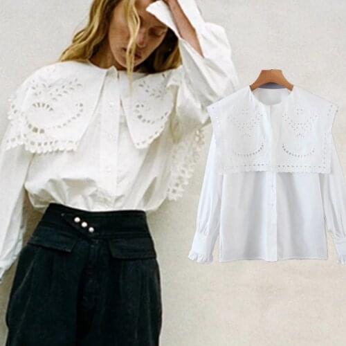 Daveanddi Women's Shirts With Embroidery