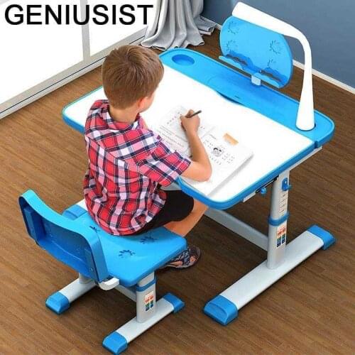 Baby Desk Cocuk Masasi Children and Chair Scrivania Bambini Mesinha Infantil Adjustable Bureau Enfant for Study Kids Table