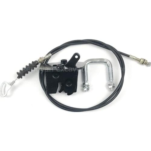 Free shipping excavator parts Hitachi ZAX200 210 240 270 360 330-3 EFI cab door back buckle lock pull wire door lock bump lock