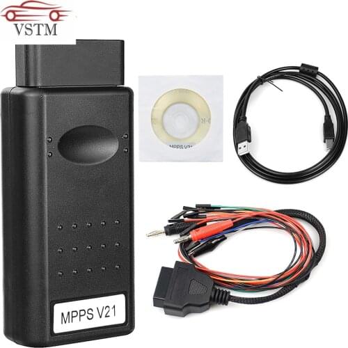MPPS V21 V18 Ecu Chip Tuning Scanner TRICORE + MULTIBOOT Cable MPPS V21 V18.12.3.8 V16 Flasher Auto Diagnostic Tool For Edc17