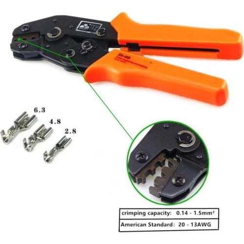 TOOL SN-48B European bare terminal crimping pliers crimping pliers 2.8 4.8 6.3 plug spring High precision