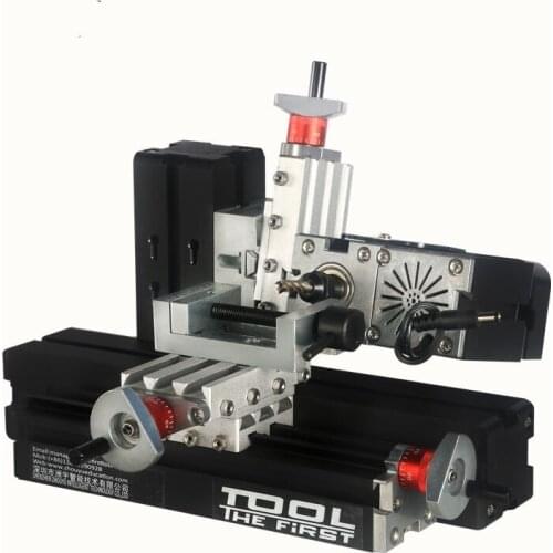 TZ20005MM Big Power 60W Mini Metal Horizontal Milling Machine 12000r/min Kids DIY Education Best Gift