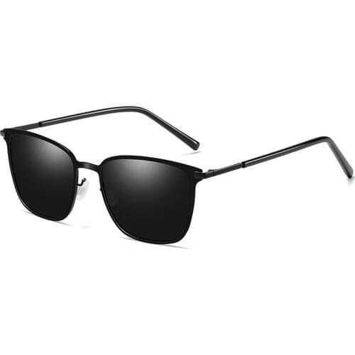 Mens Sunglasses New Arrival Square Polarized Sunglasses P0864 Metal Driver Night Vision Goggles