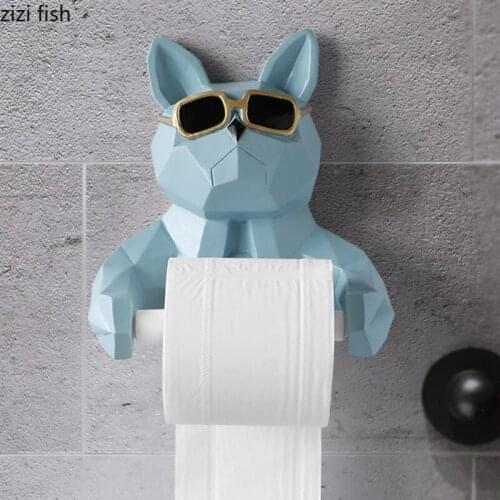 Resin Animal Wall Hanging Paper Towel Holder Paper Roll Holder Decorative Storage Tissue Box Toilet Paper Holder Paper Holders