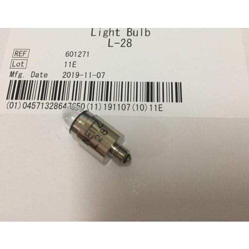Neitz L28 3V ophthalmic lamp Rated Value: 3V1.2W Used for: RX-3, RX-3A