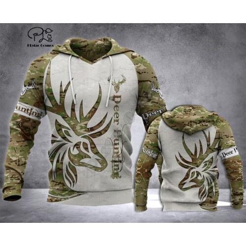 DEER HUNTING CAMO hoodies 3D printed Love Horse Sweatshirt Hoodie Harajuku Autumn Streetwear women foe men Casual Tracksuit
